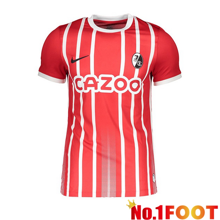 SC Fribourg Soccer Jersey Home Red 2022/2023