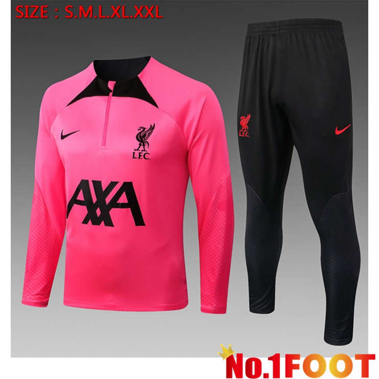 FC Liverpool Kids Training Tracksuit Suit Pink 2022/2023