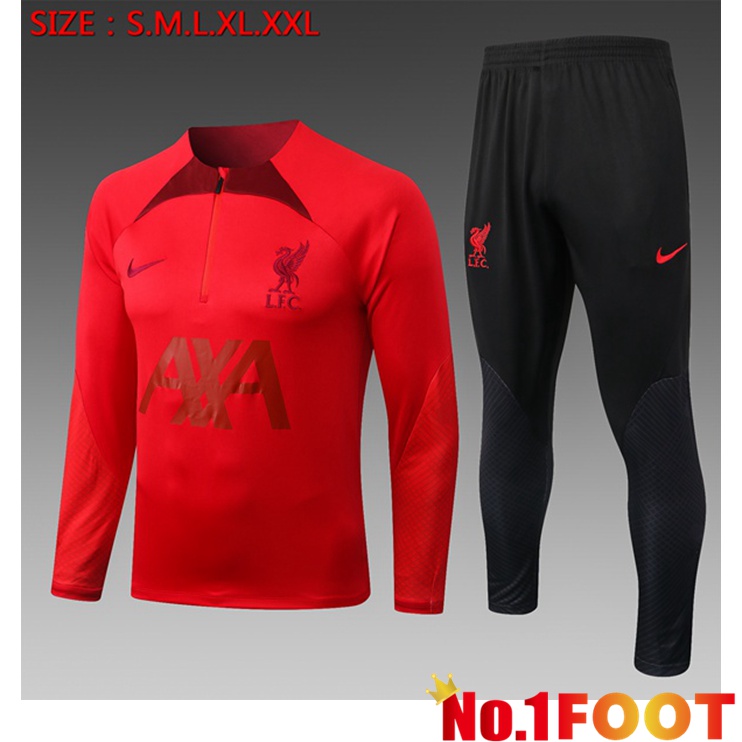 FC Liverpool Kids Training Tracksuit Suit Red 2022/2023