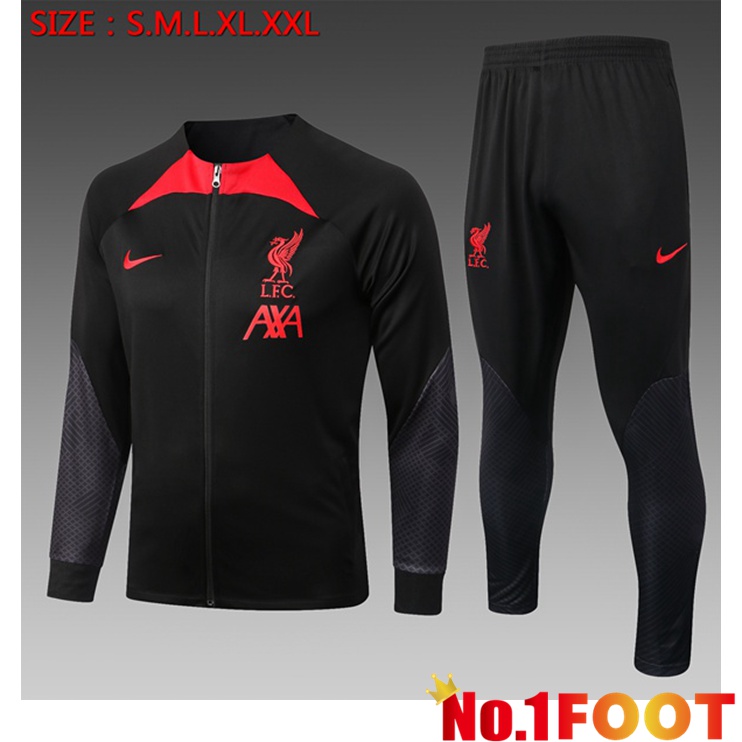 FC Liverpool Kids Training Jacket Suit Black 2022/2023