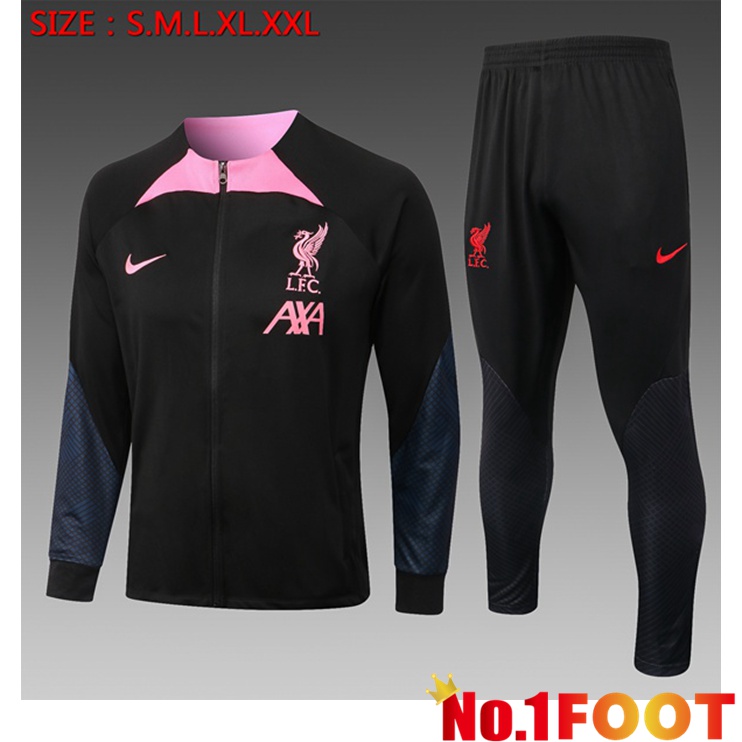 FC Liverpool Kids Training Jacket Suit Black 2022/2023