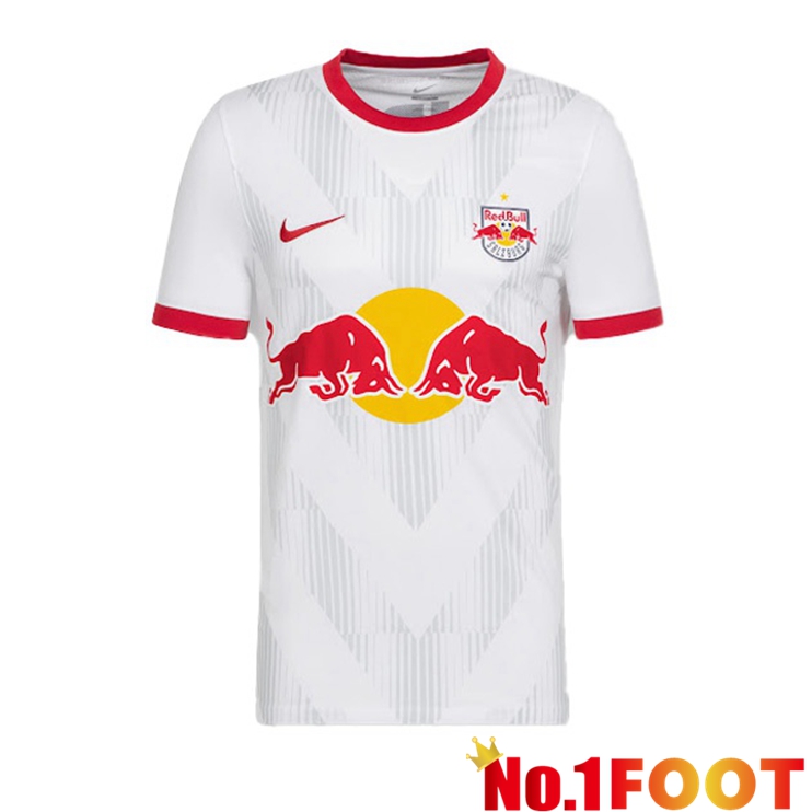 FC Red Bull Salzburg Soccer Jersey Home White 2022/2023