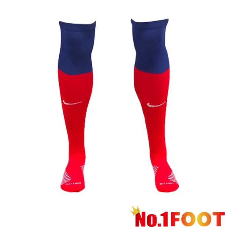 Atletico Madrid Soccer Socks Home Red 2022/2023