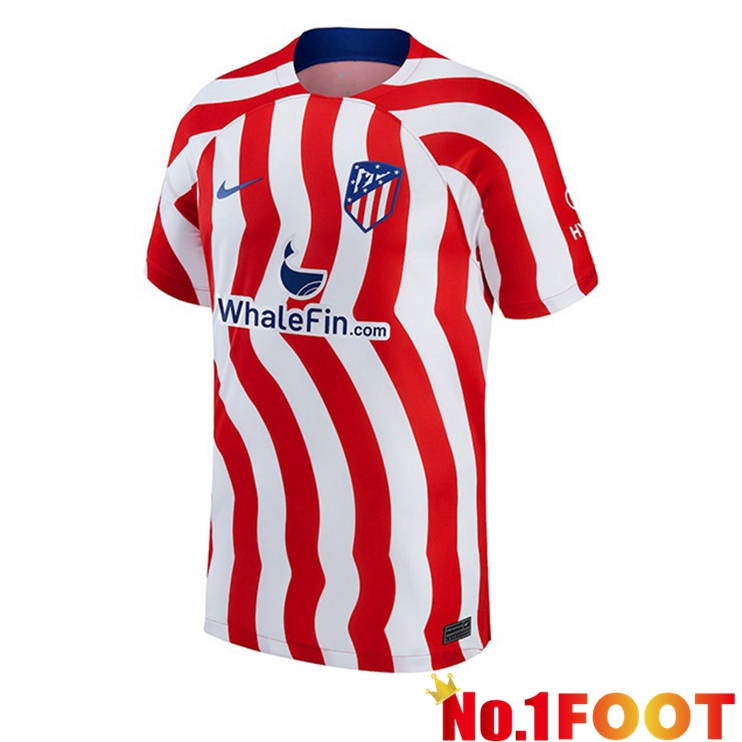 Atletico Madrid Soccer Jersey Home Red 2022/2023