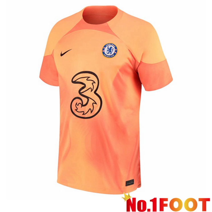 FC Chelsea Goalkeeper Jersey Orange 2022/2023