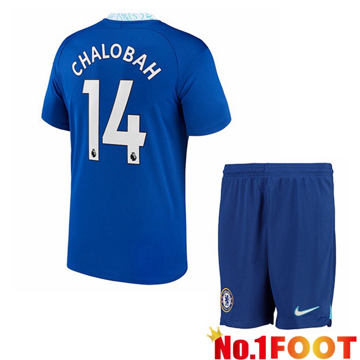 FC Chelsea (Chalobah 14) Kids Soccer Jersey Home Blue 2022/2023