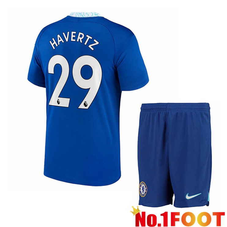 FC Chelsea (HaGreenz 29) Kids Soccer Jersey Home Blue 2022/2023