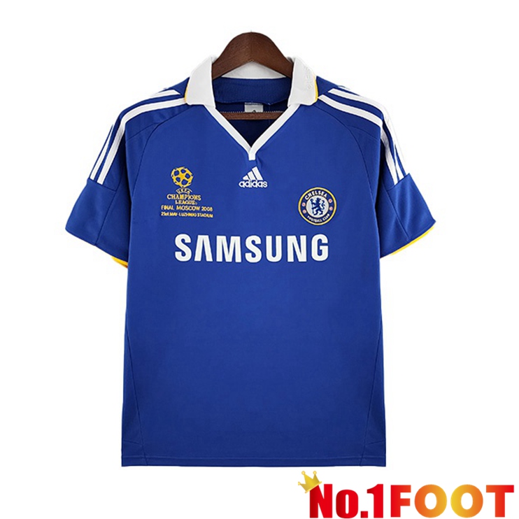 FC Chelsea Retro Soccer Jersey Home Blue 2008-2009