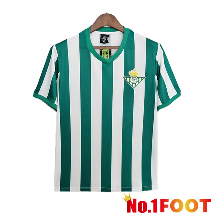 Real Betis Retro Soccer Jersey Home Green 1976-1977