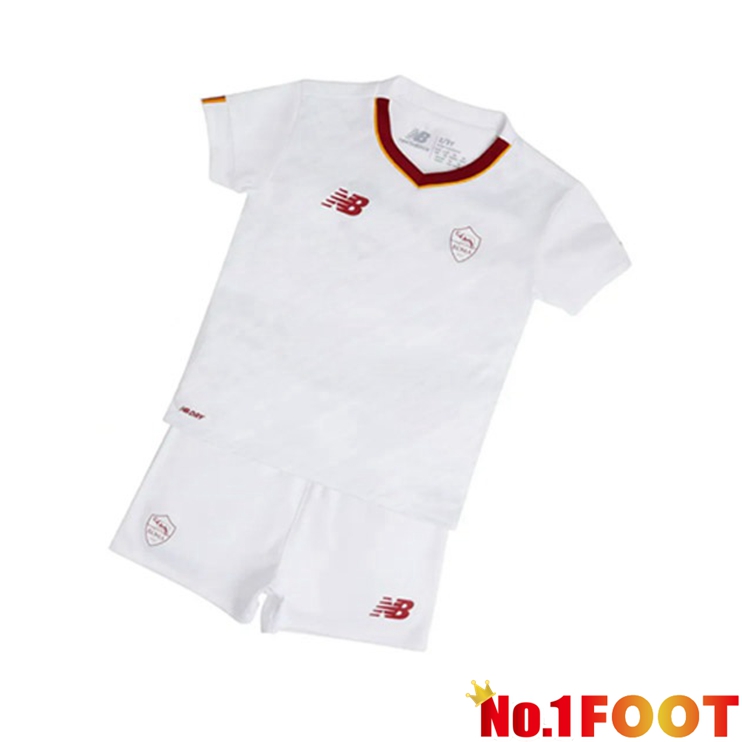 AS Monaco Kids Football Jersey Away White 2022/2023