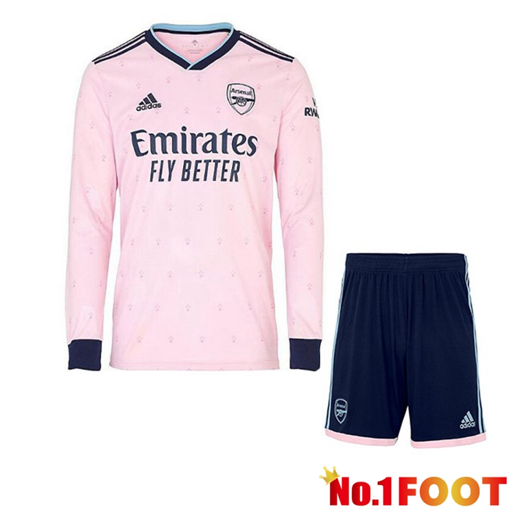 Arsenal Kids Football Jersey Goalkeeper Long Sleeve Blue 2022/2023