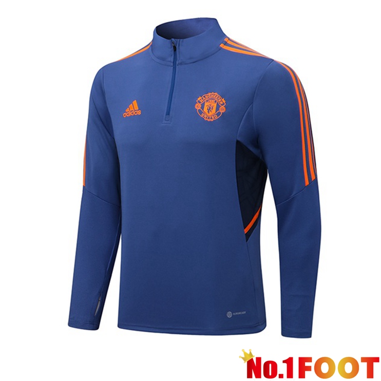 Manchester United Training Sweatshirt Blue 2022/2023