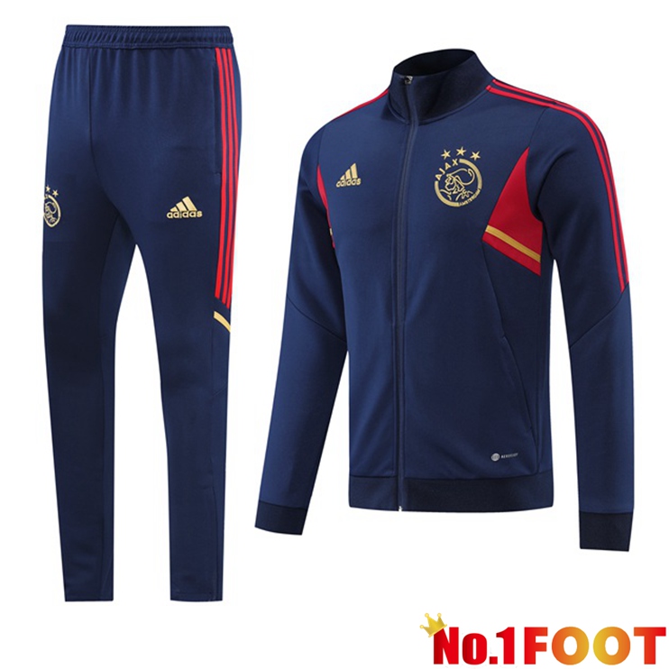 Afc Ajax Training Jacket Suit Blue 2022/2023