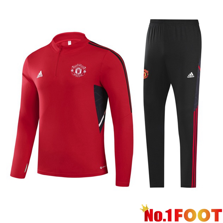 Manchester United Training Tracksuit Suit Red 2022/2023