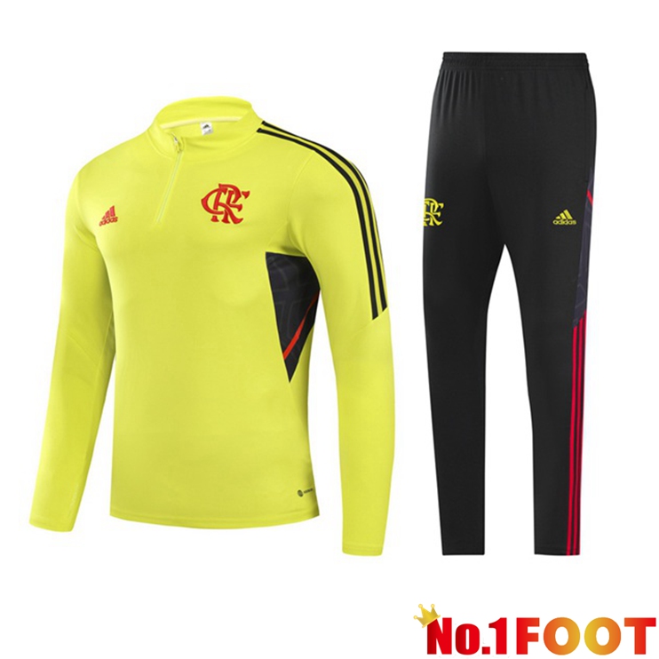 Flamengo Training Tracksuit Suit Yellow 2022/2023