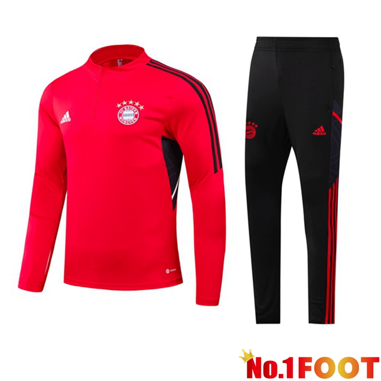 Bayern Munich Training Tracksuit Suit Red 2022/2023