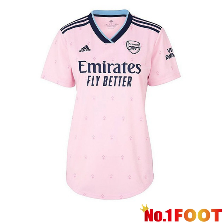 Arsenal Womens Football Jersey Third Pink 2022/2023