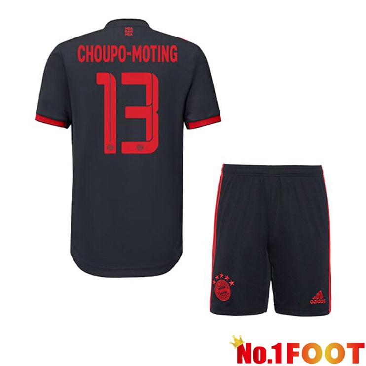 Bayern Munich (Choupo-Moting 13) Kids Football Jersey Third Black 2022/2023