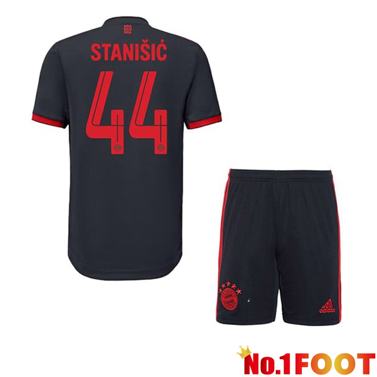 Bayern Munich (Stanišić 44) Kids Football Jersey Third Black 2022/2023