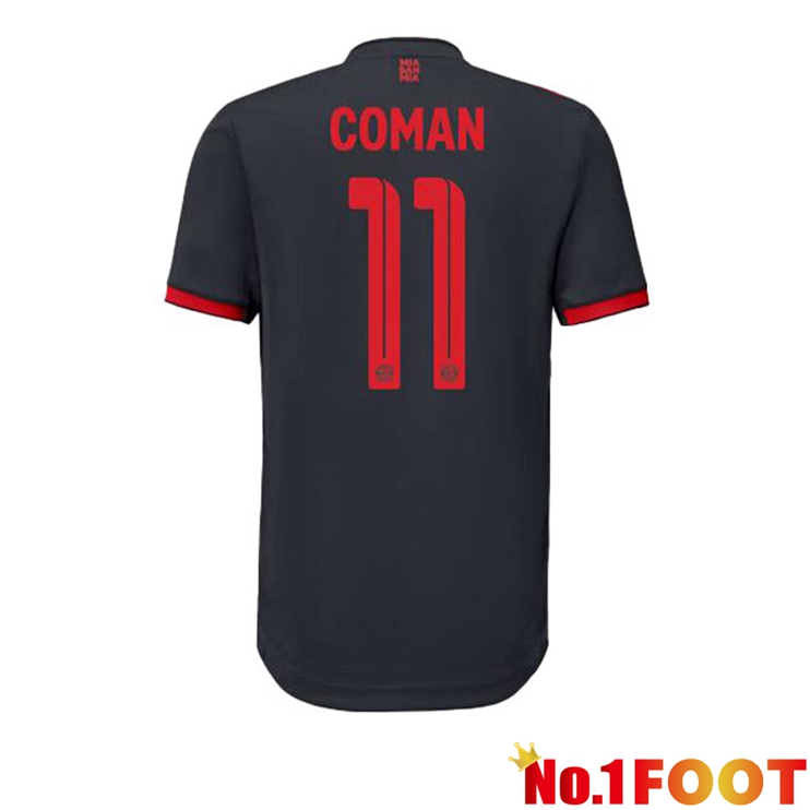 Bayern Munich (Coman 11) Football Jersey Third Black 2022/2023