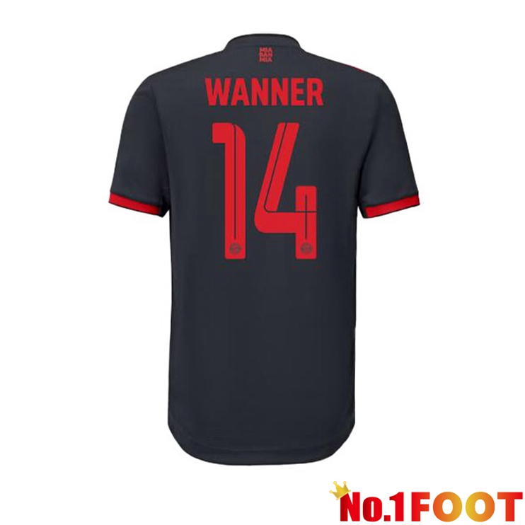 Bayern Munich (Wanner 14) Football Jersey Third Black 2022/2023