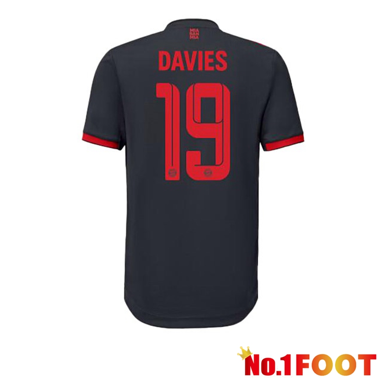 Bayern Munich (Davies 19) Football Jersey Third Black 2022/2023