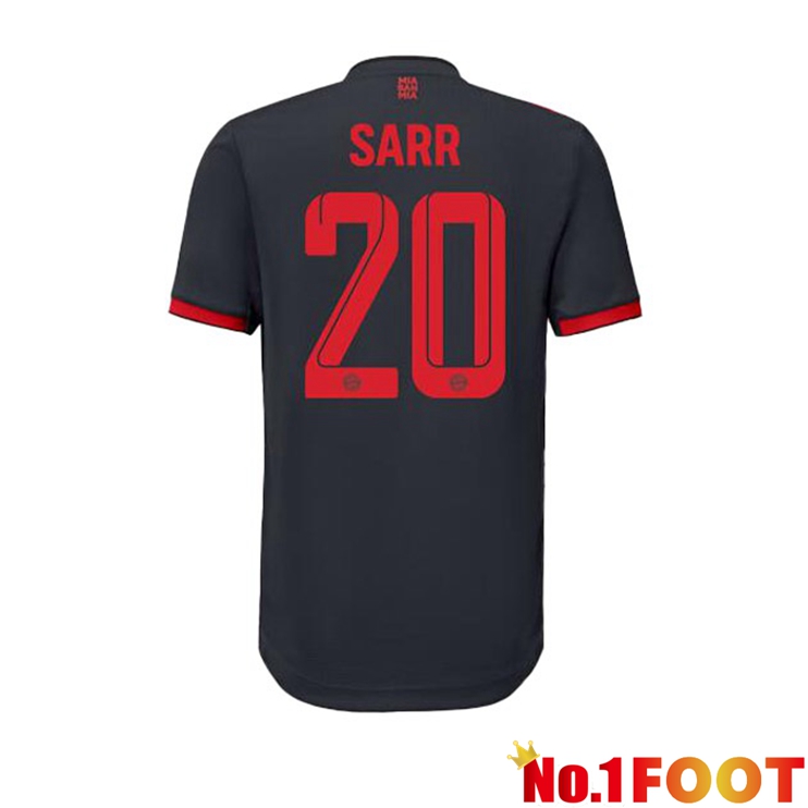 Bayern Munich (Sarr 20) Football Jersey Third Black 2022/2023