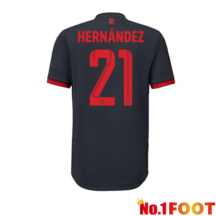 Bayern Munich (Hernández 21) Football Jersey Third Black 2022/2023