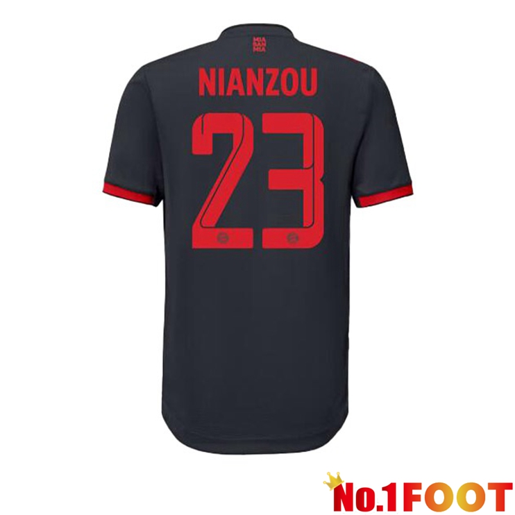 Bayern Munich (Nianzou 23) Football Jersey Third Black 2022/2023