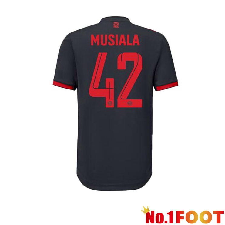 Bayern Munich (Musiala 42) Football Jersey Third Black 2022/2023