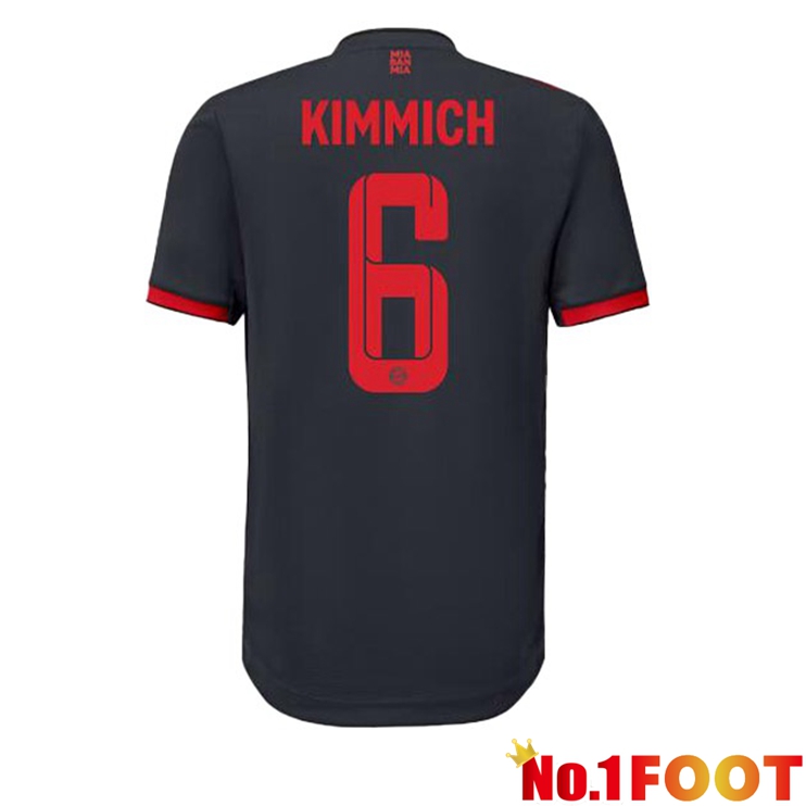 Bayern Munich (Kimmich 6) Football Jersey Third Black 2022/2023