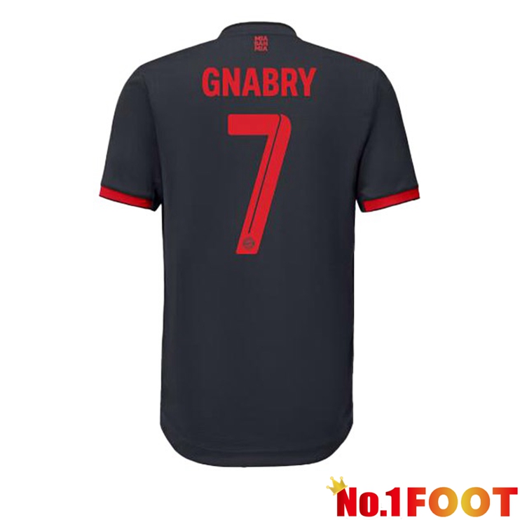 Bayern Munich (Gnabry 7) Football Jersey Third Black 2022/2023