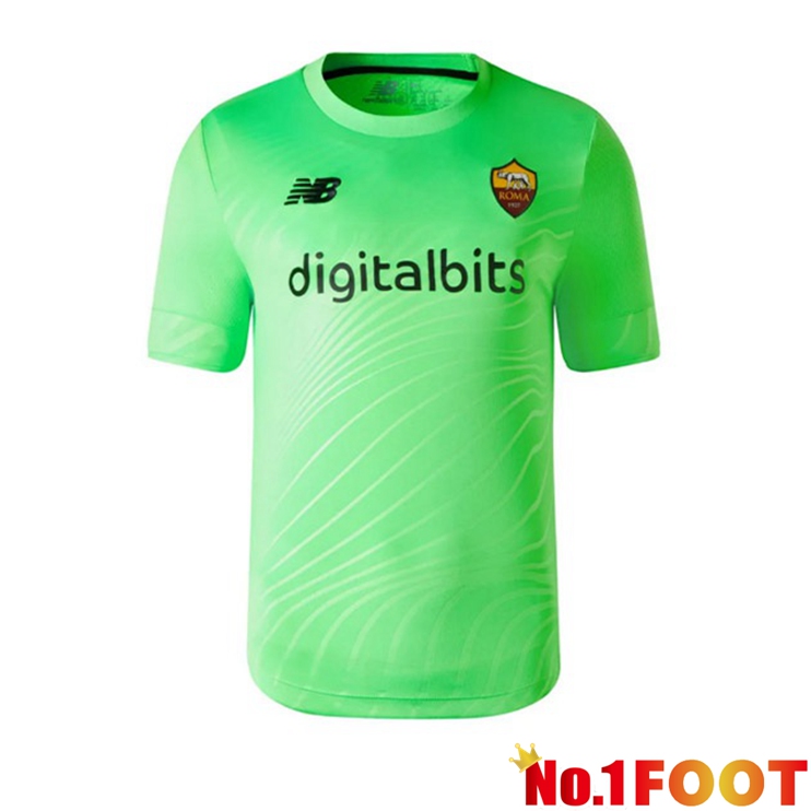 AS Roma Football Jersey Goalkeeper Green 2022/2023