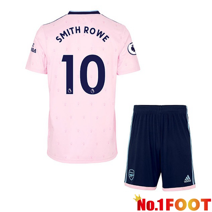 Arsenal (SMITH ROWE 10) Kids Football Jersey Away Pink 2022/2023