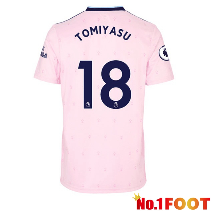 Arsenal (TOMIYASU 18) Football Jersey Away Pink 2022/2023