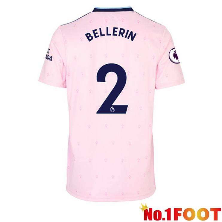 Arsenal (BELLERIN 2) Football Jersey Away Pink 2022/2023