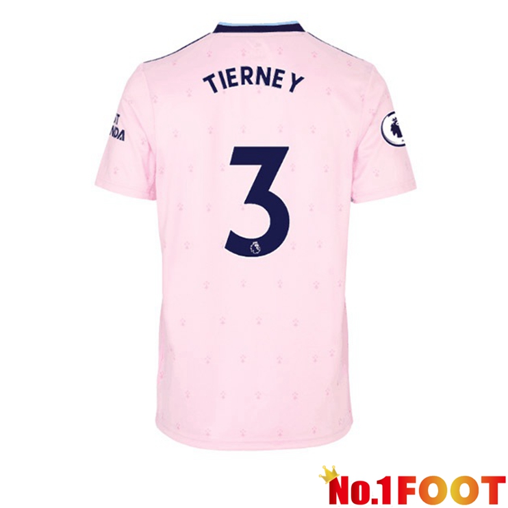 Arsenal (TIERNEY 3) Football Jersey Away Pink 2022/2023