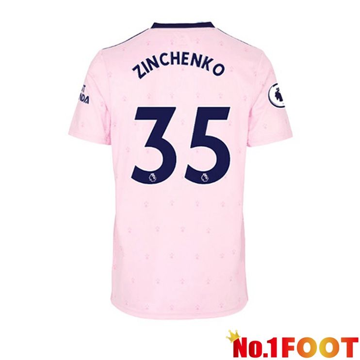 Arsenal (ZINCHENKO 35) Football Jersey Away Pink 2022/2023