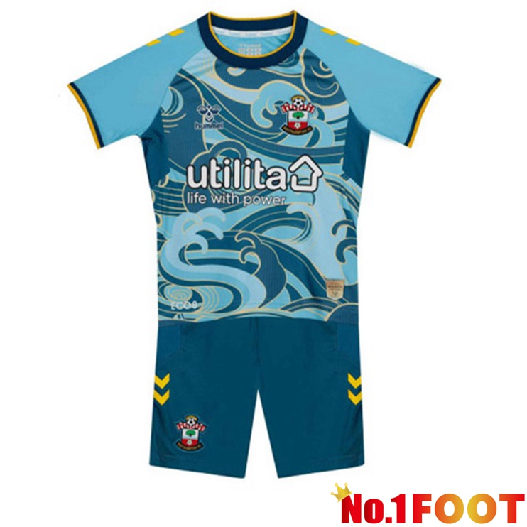 Southampton Kids Football Jersey Away Blue 2022/2023