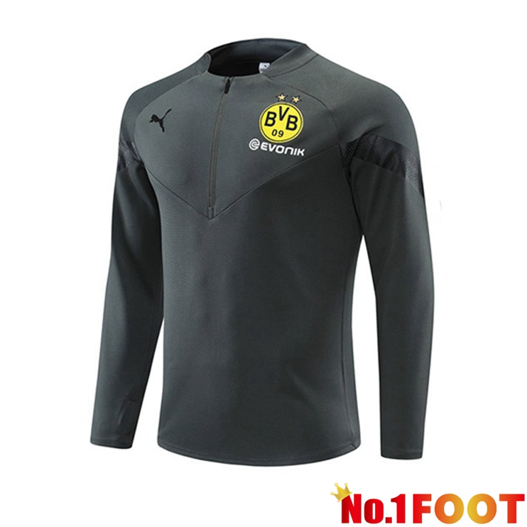 Dortmund BVB Training Sweatshirt Grey 2022/2023