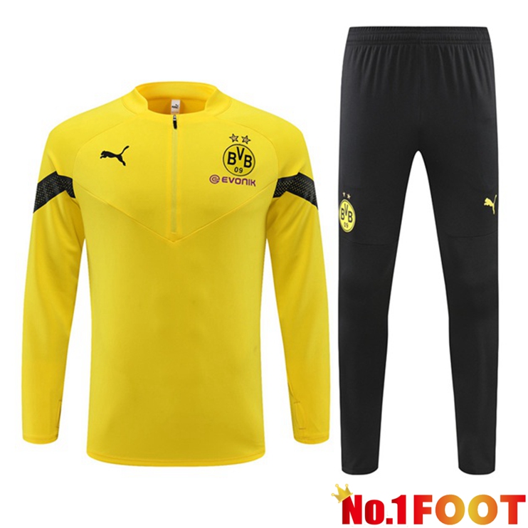 Dortmund BVB Training Tracksuit Suit Yellow 2022/2023