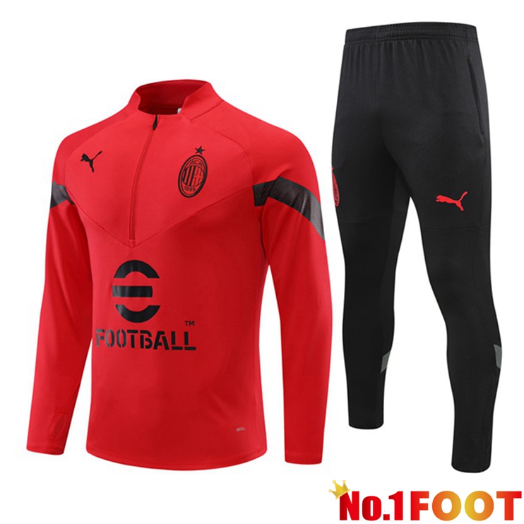 AC Milan Training Tracksuit Suit Red 2022/2023