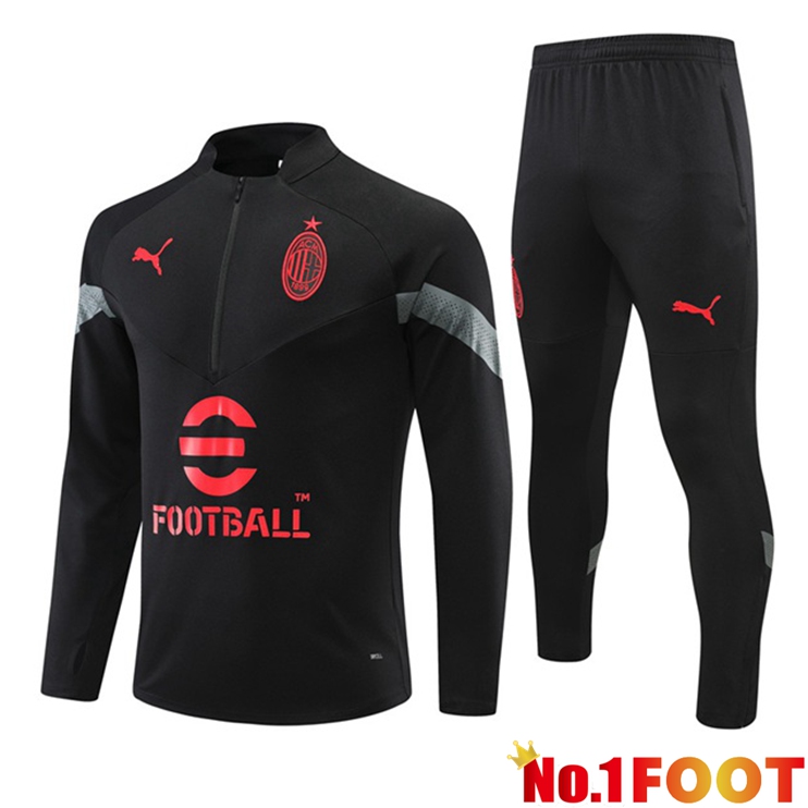 AC Milan Training Tracksuit Suit Black 2022/2023