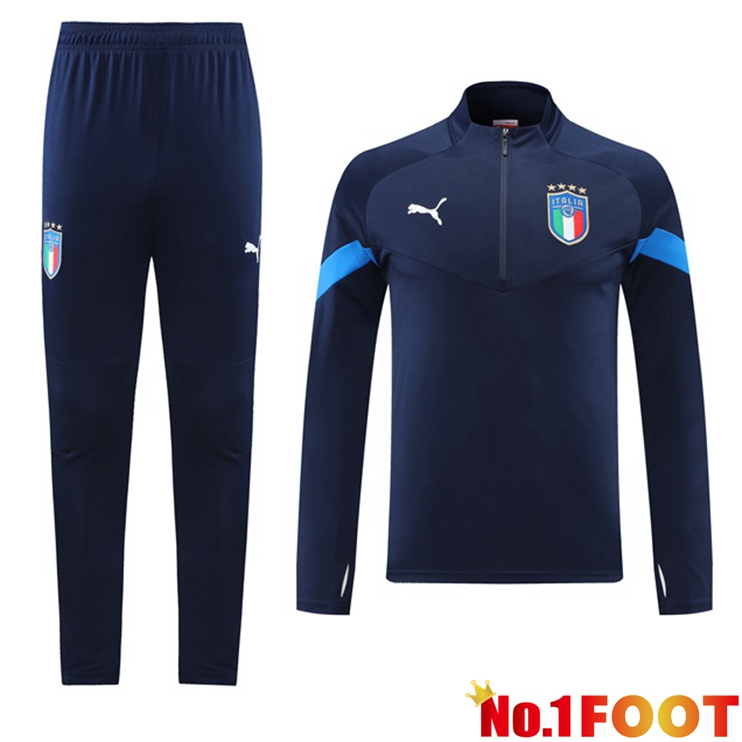 Italy Training Tracksuit Suit Blue 2022/2023