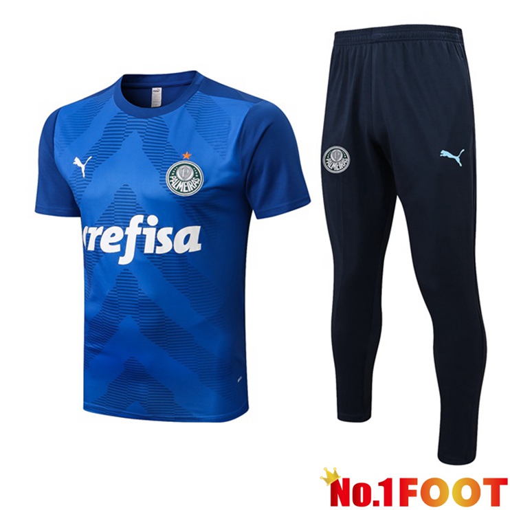 Palmeiras Training T Shirt + Pants Blue 2022/2023