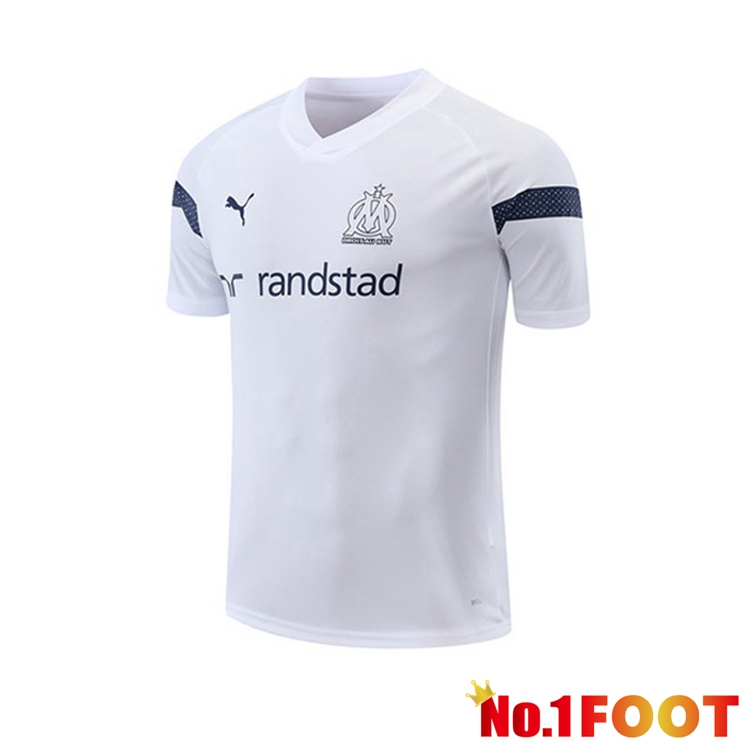 Marseille OM Training T Shirt White 2022/2023