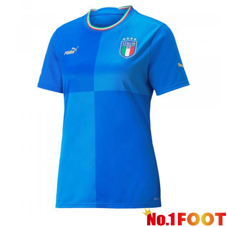 Italy Womens Football Jersey Home Blue 2022/2023