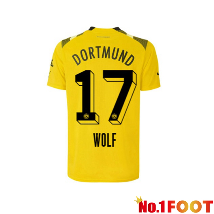 Dortmund BVB (Wolf 17) Football Jersey cup Yellow 2022/2023