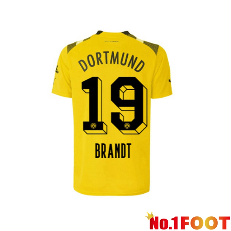 Dortmund BVB (Brandt 19) Football Jersey cup Yellow 2022/2023