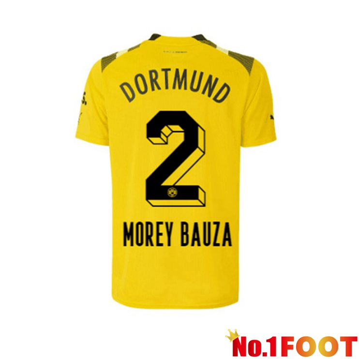 Dortmund BVB (Morey Bauza 2) Football Jersey cup Yellow 2022/2023